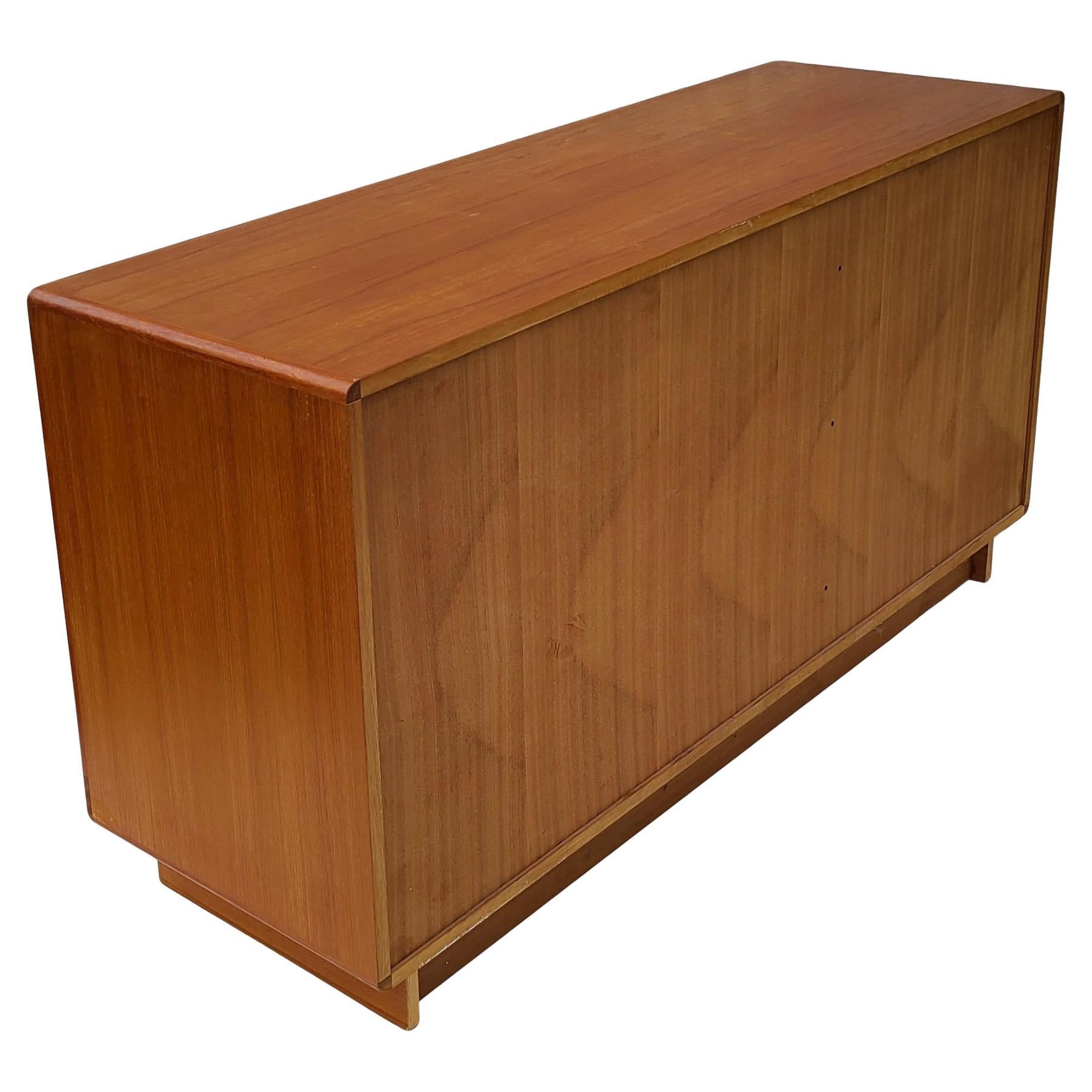 Danish Teak Tambour Cabinet by Dyrlund 8