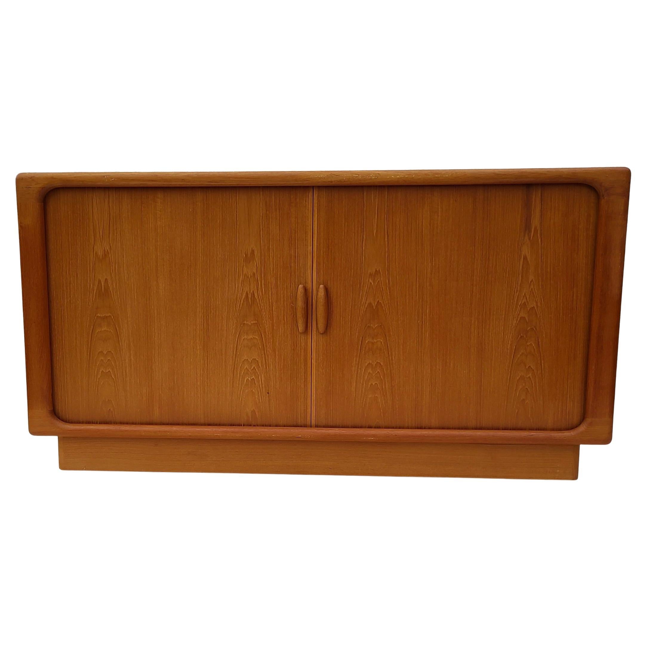 Danish Teak Tambour Cabinet by Dyrlund 10