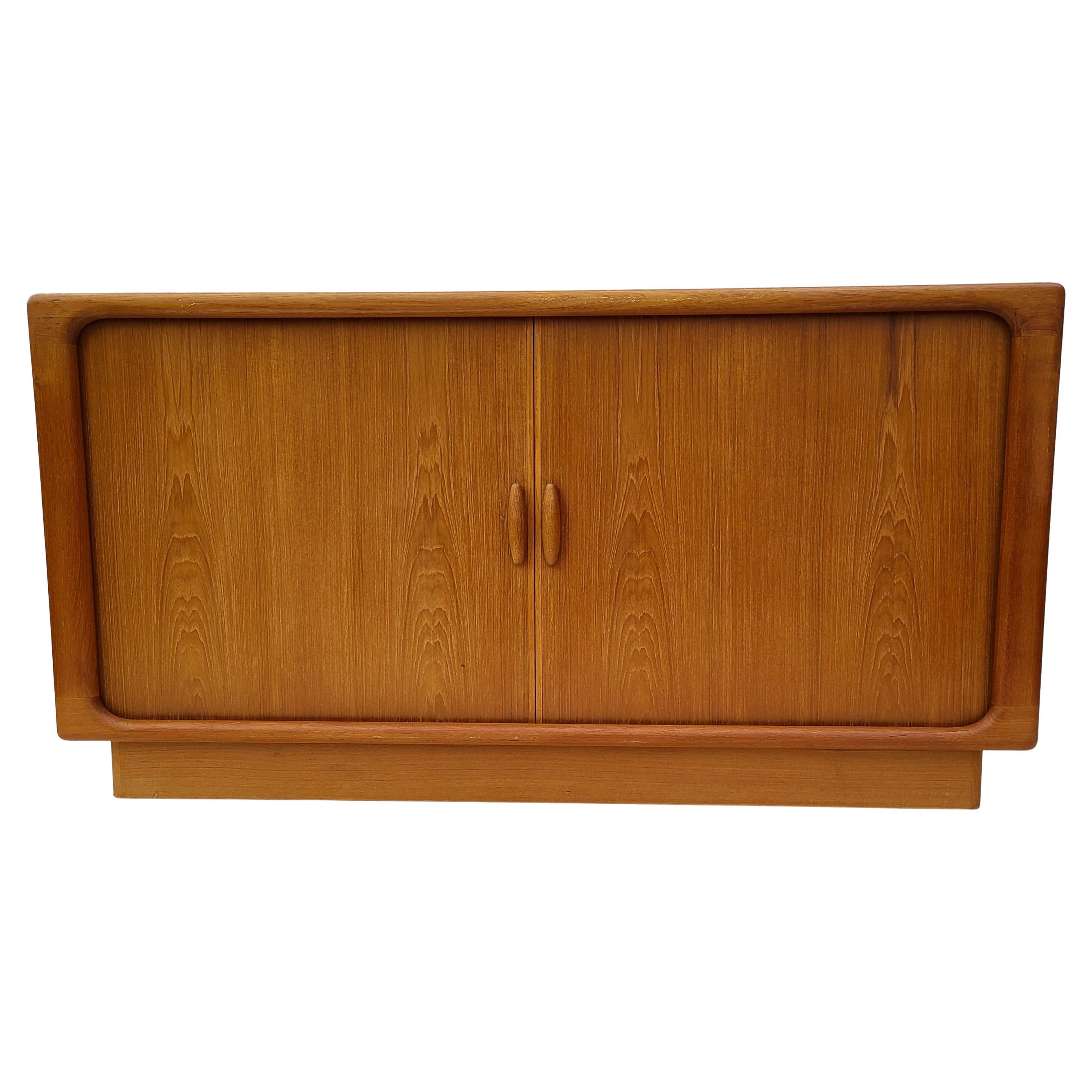 Danish Teak Tambour Cabinet by Dyrlund 11