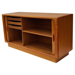 Danish Teak Tambour Cabinet by Dyrlund
