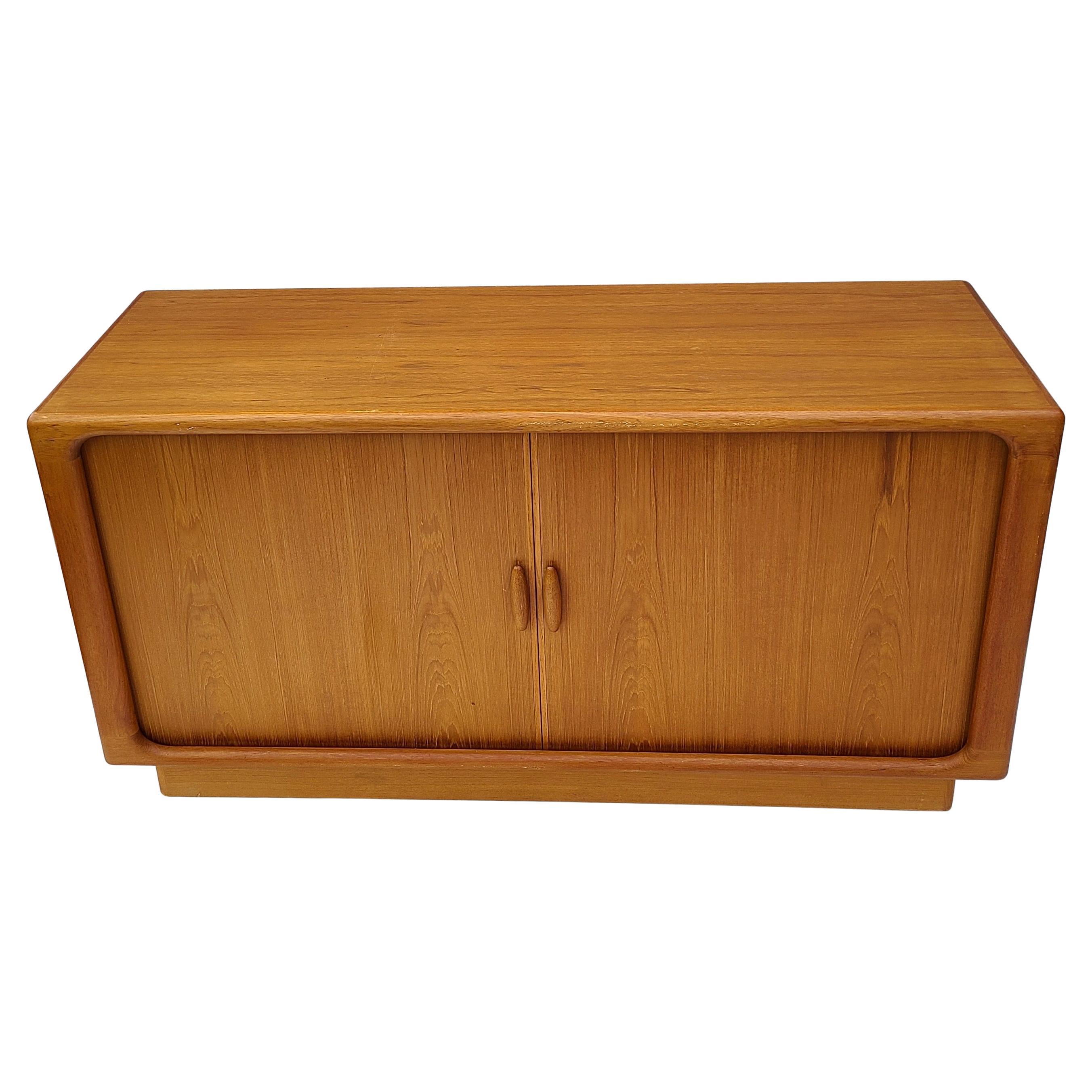 Danish Teak Tambour Cabinet by Dyrlund 2