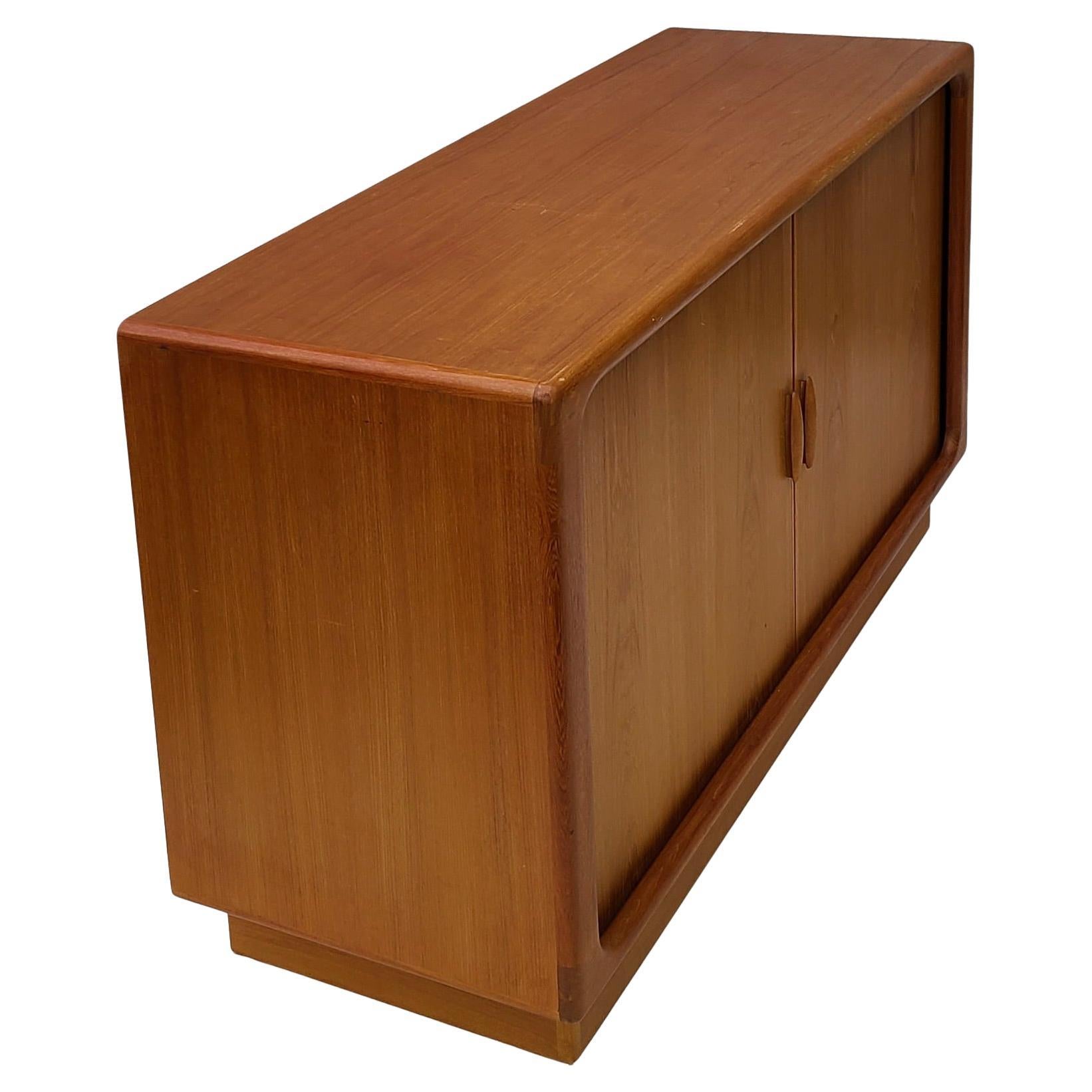 Danish Teak Tambour Cabinet by Dyrlund 3
