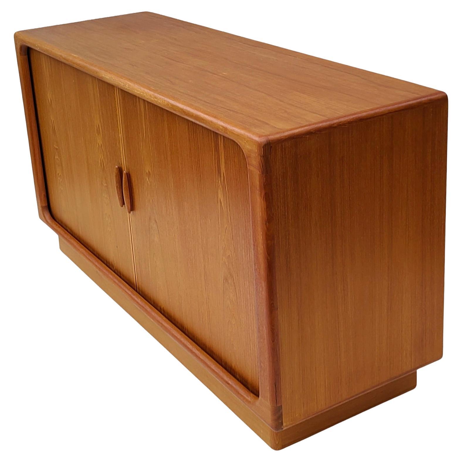 Danish Teak Tambour Cabinet by Dyrlund 4