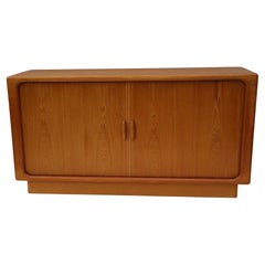 Danish Teak Tambour Cabinet by Dyrlund