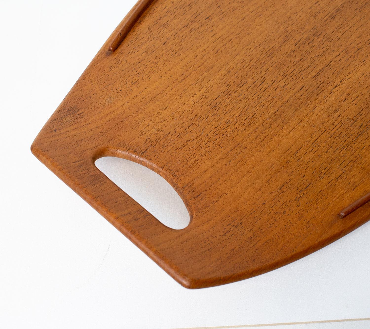 Oiled Danish Teak Tray by Jens Quistgaard for Dansk, 1950s For Sale