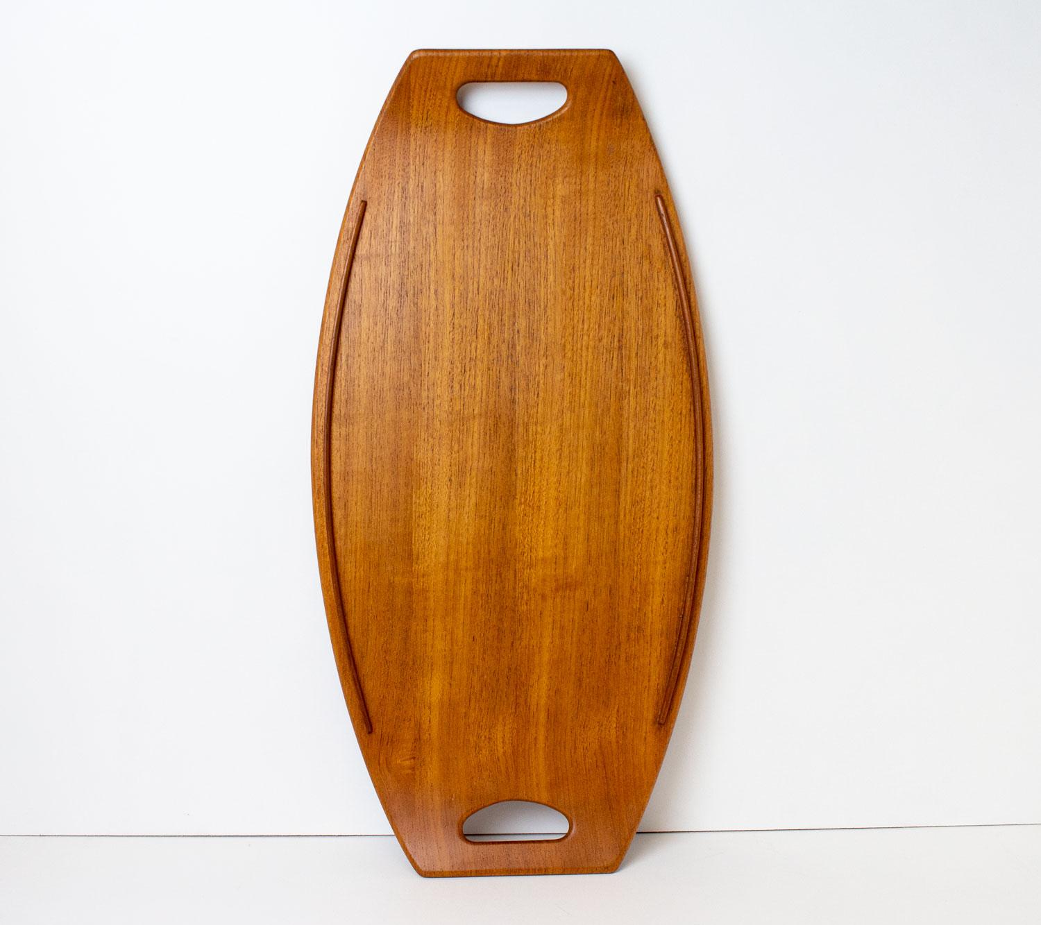 Danish Teak Tray by Jens Quistgaard for Dansk, 1950s In Good Condition For Sale In Southampton, GB