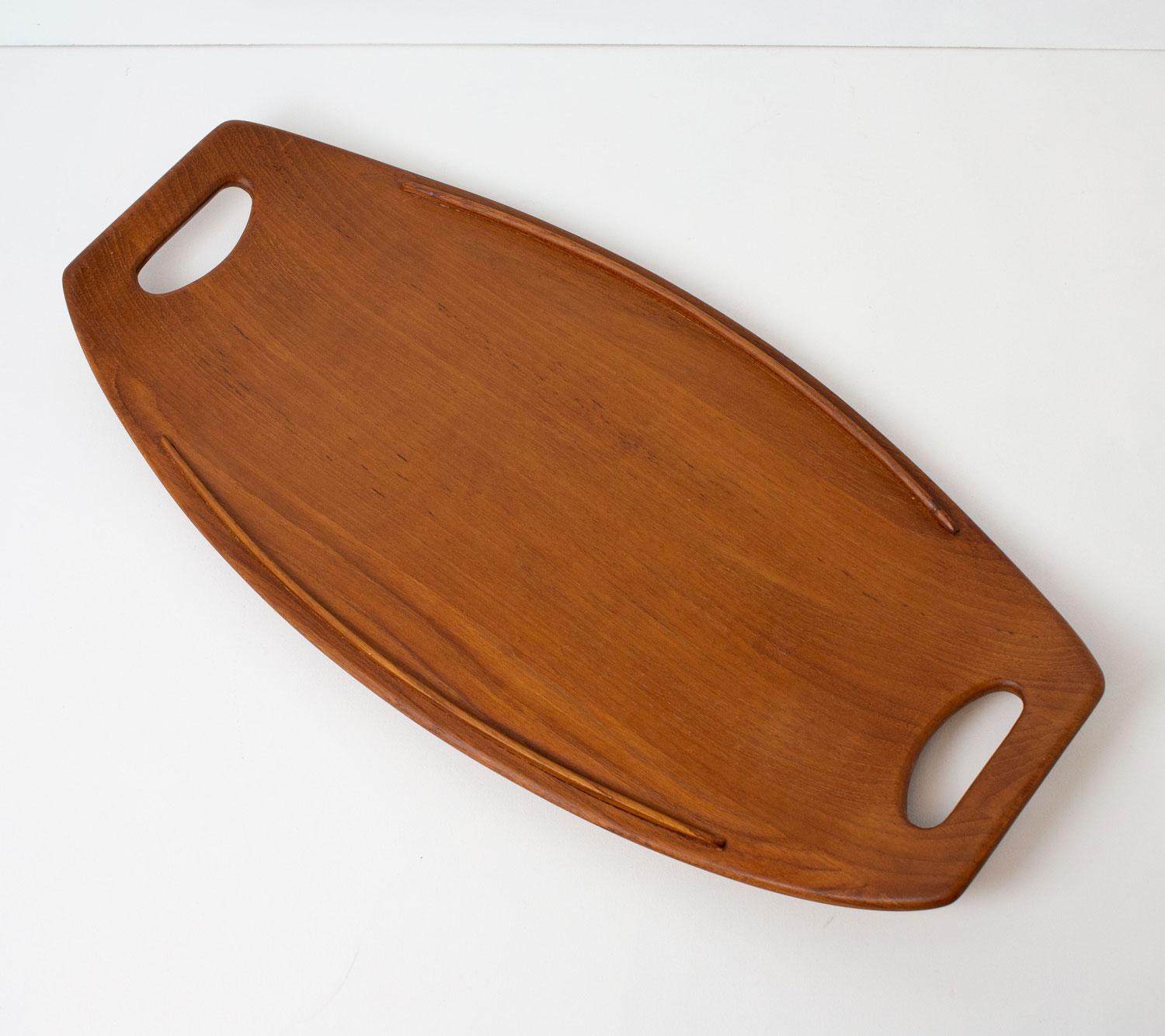 Danish Teak Tray by Jens Quistgaard for Dansk, 1950s In Good Condition For Sale In Southampton, GB