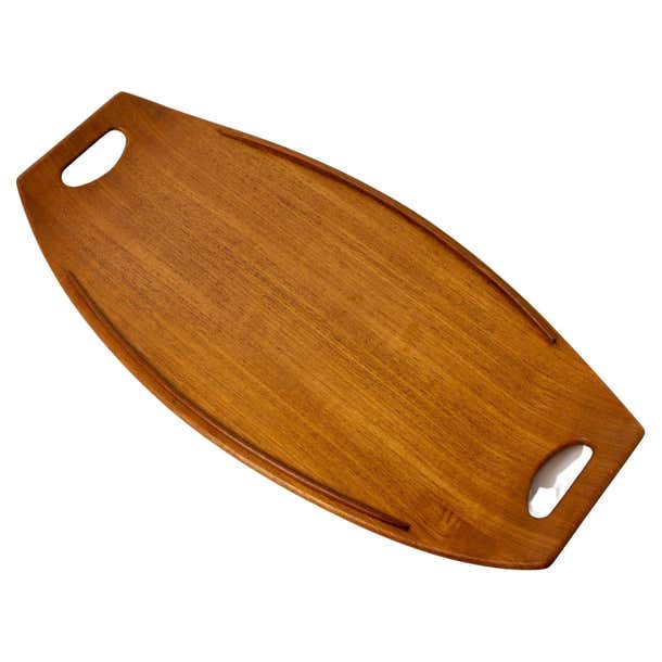 Danish Teak Tray by Jens Quistgaard for Dansk, 1950s For Sale at 1stDibs