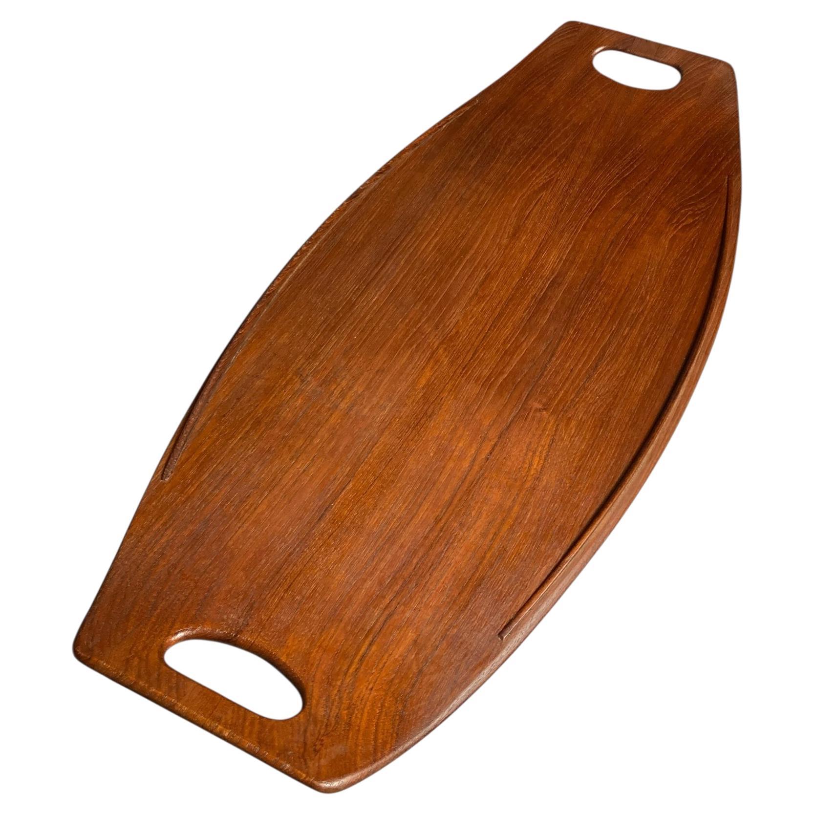 Dänisches Teakholz-Tablett von Jens Quistgaard für Dansk Designs Mid Century