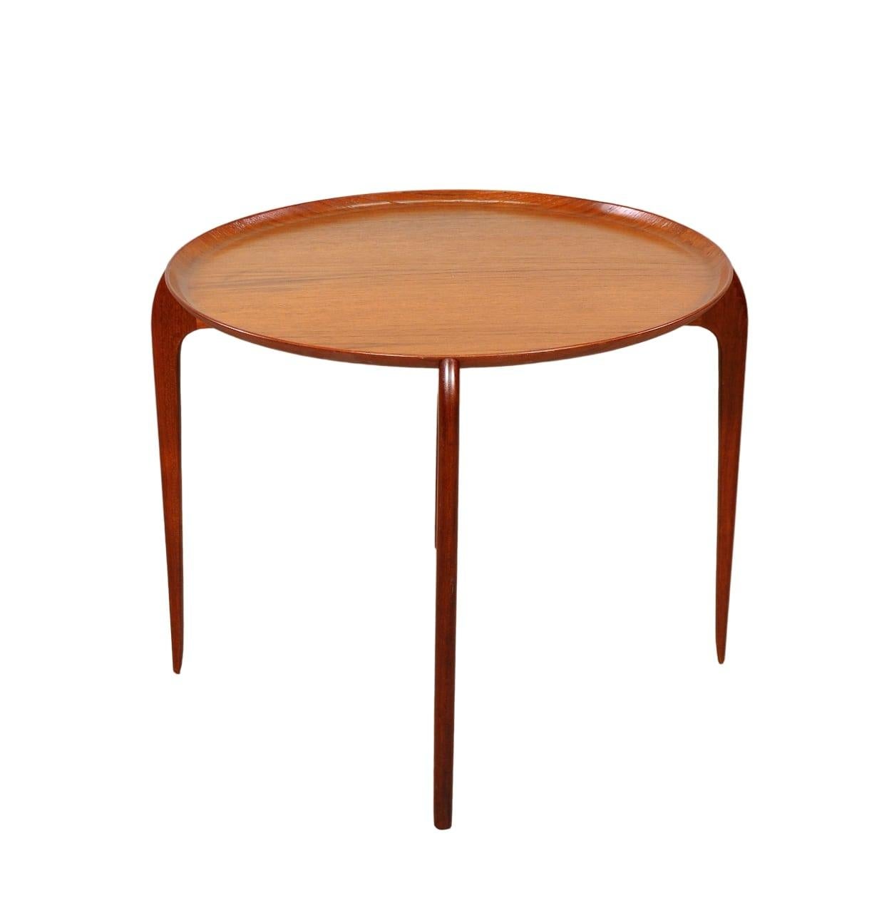Scandinavian Modern Danish Teak Tray Table by Engholm and Willumsen for Fritz Hansen, 1960s For Sale