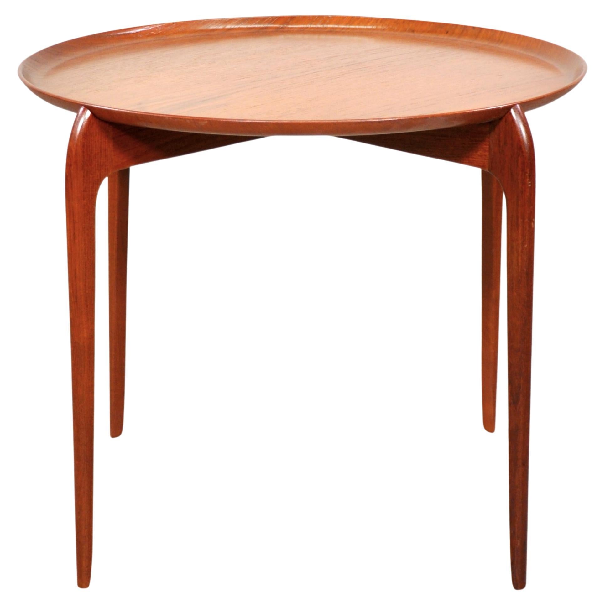 Danish Teak Tray Table by Engholm and Willumsen for Fritz Hansen, 1960s For Sale
