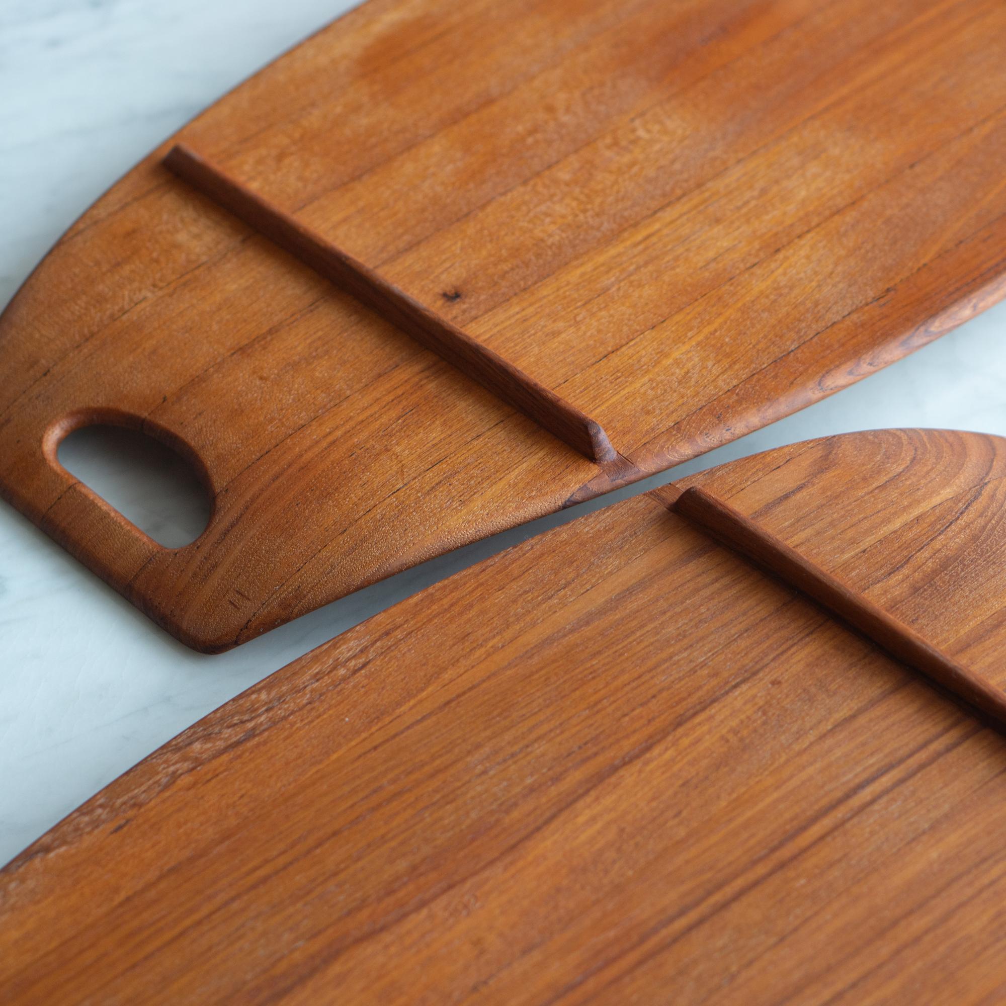 Danish Teak Trays by Jens Quistgaard for Dansk, Pair im Angebot 1