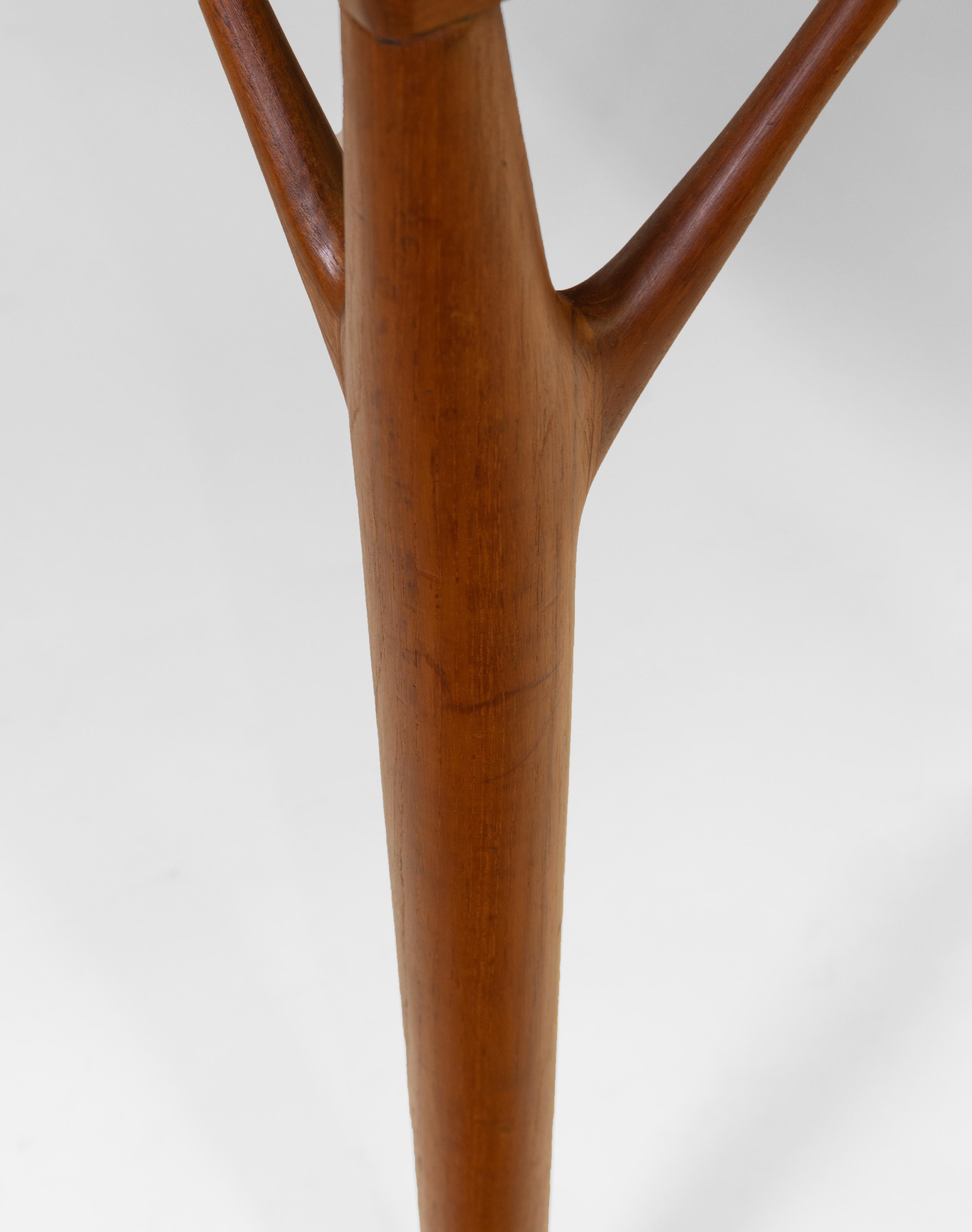 Danish Teak ‘Tree Leg’ Mid Century Extending Large Dining Table By H Sigh & Sons 3