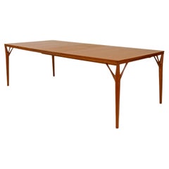 Retro Danish Teak ‘Tree Leg’ Mid Century Extending Large Dining Table By H Sigh & Sons