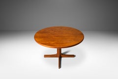 Danish Teak Trestle Extension Dining Table by Glostrup Møbelfabrik, 1970s