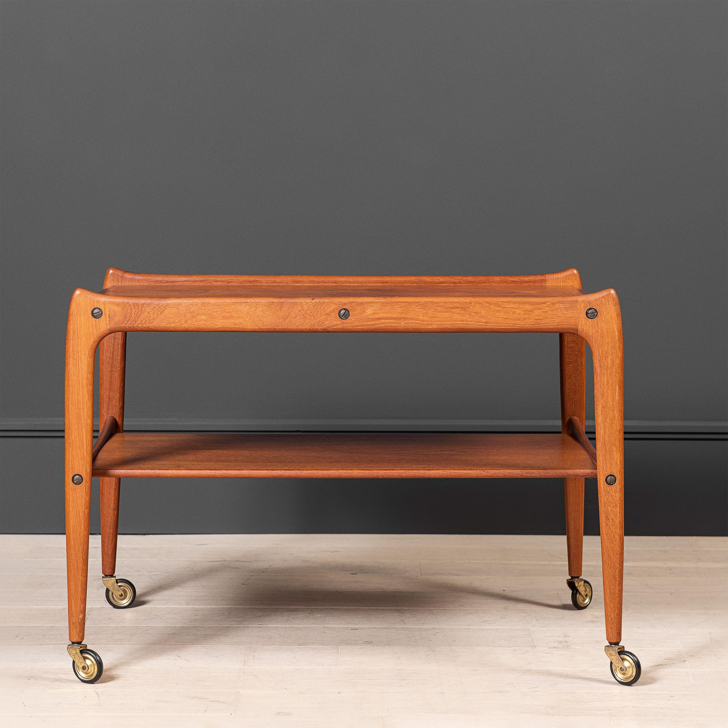 Scandinavian Modern Danish Teak Trolley