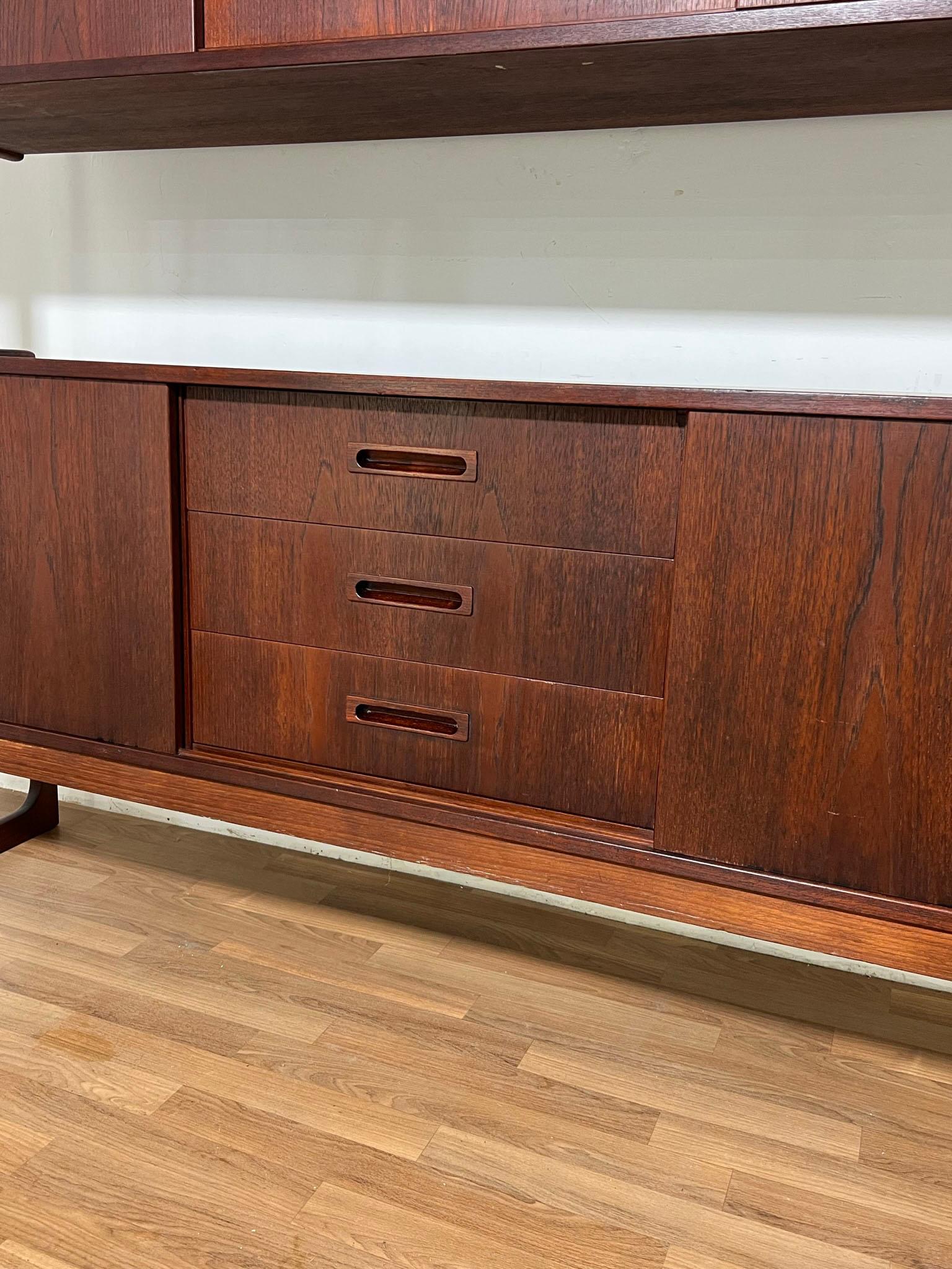 Danish Teak Two Tier Credenza in the Style of Hans Wegner, Circa 1960s 1