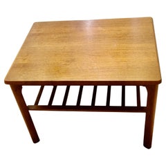 Danish Teak Two Tier Side Table by Toften Mobelfabrik