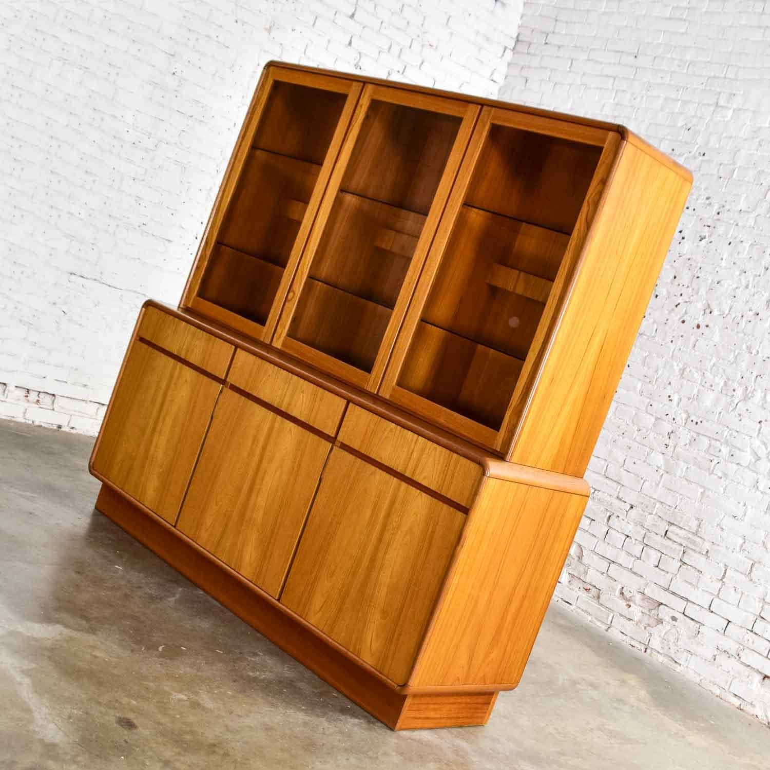 danish teak buffet and hutch
