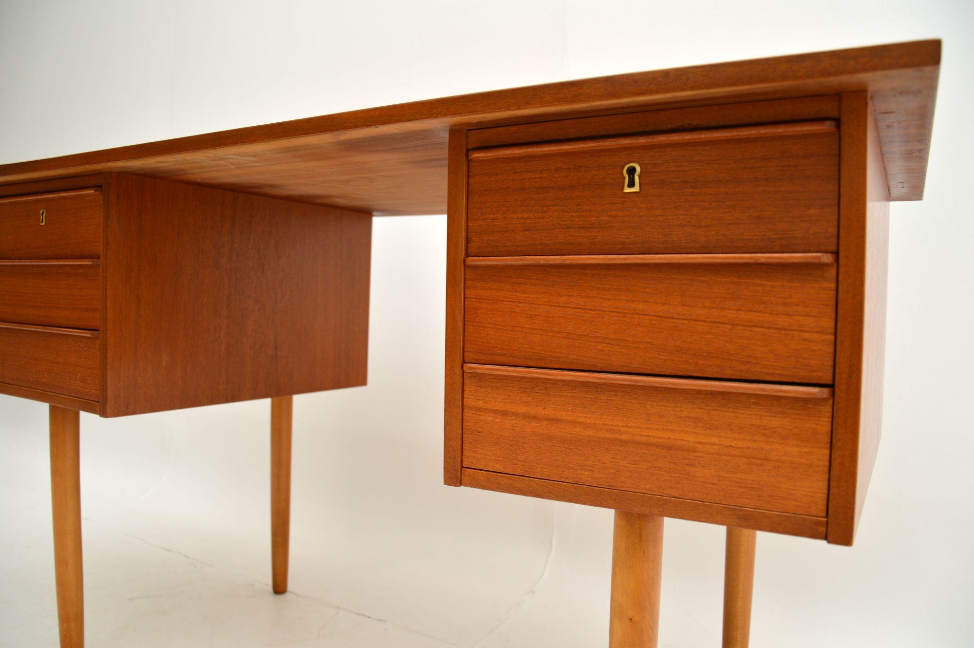Mid-20th Century Danish Teak Vintage 1960’s Desk