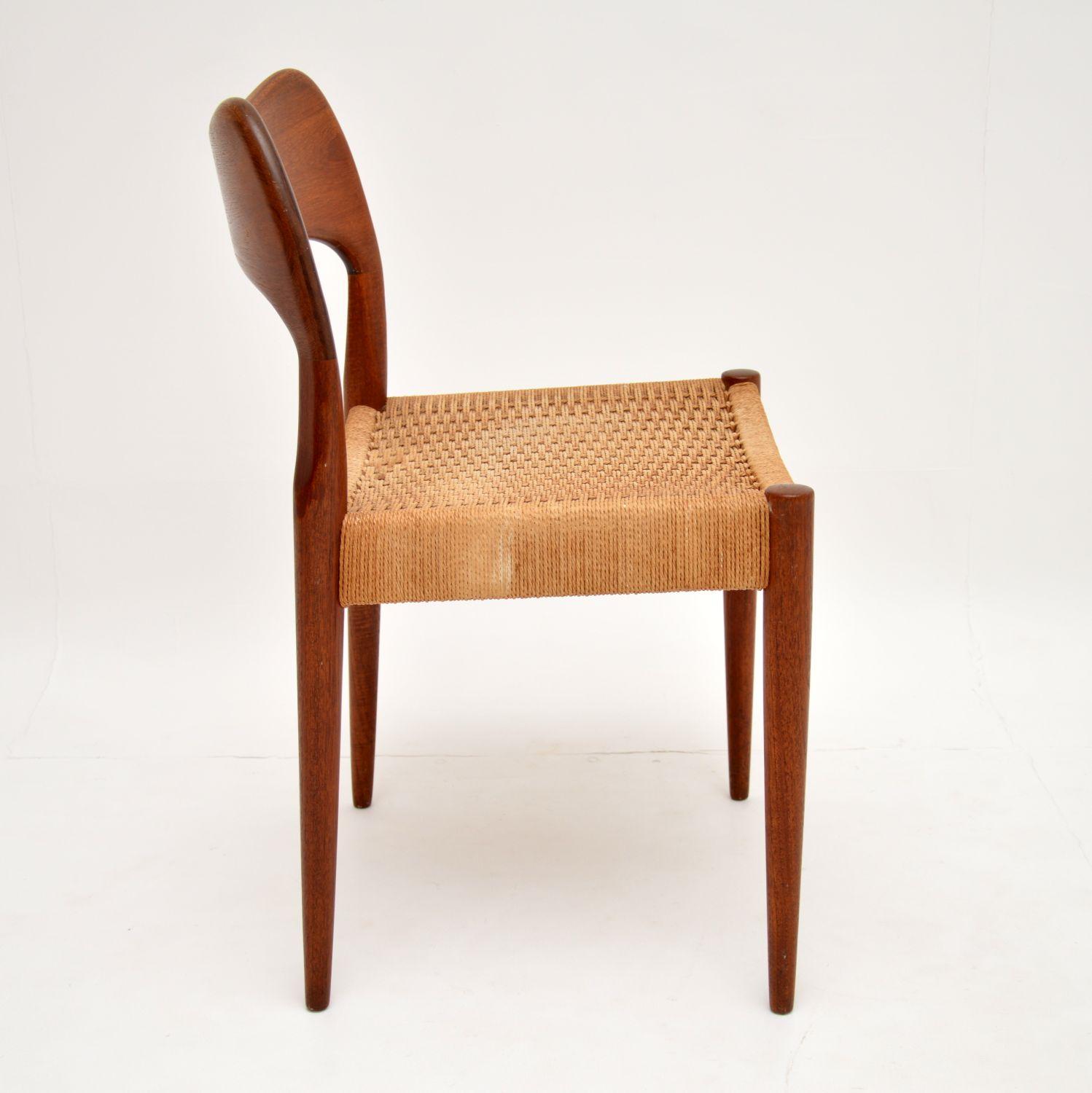 Danish Teak Vintage Chair by Arne Hovmand-Olsen for Mogens Kold 1