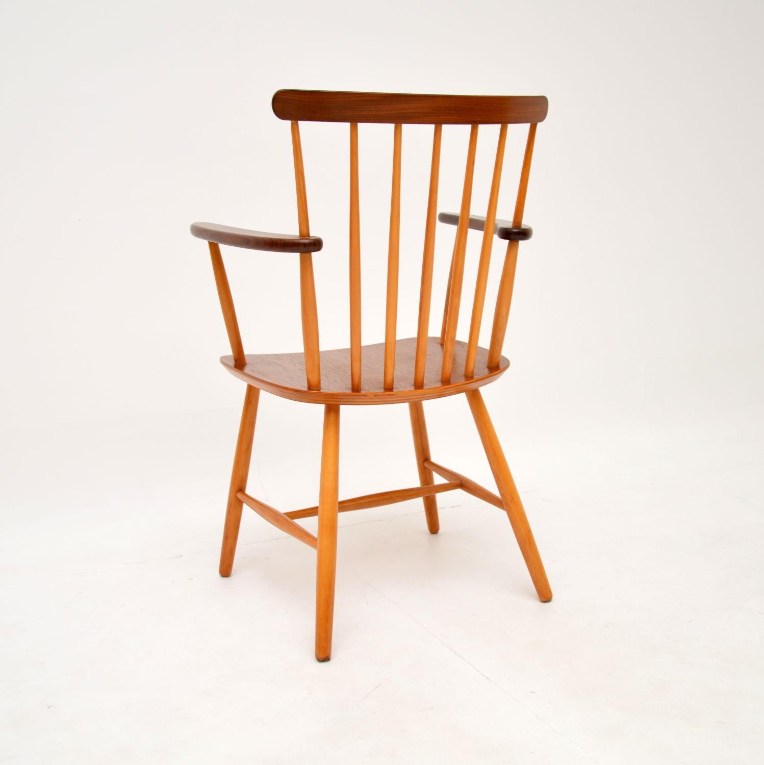 Danish Teak Vintage Desk Chair For Sale 1