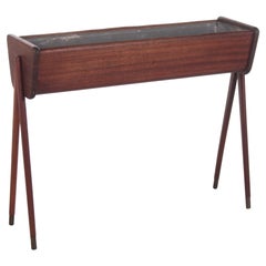 Danish Teak Vintage Planter Plant Stand, 1960s