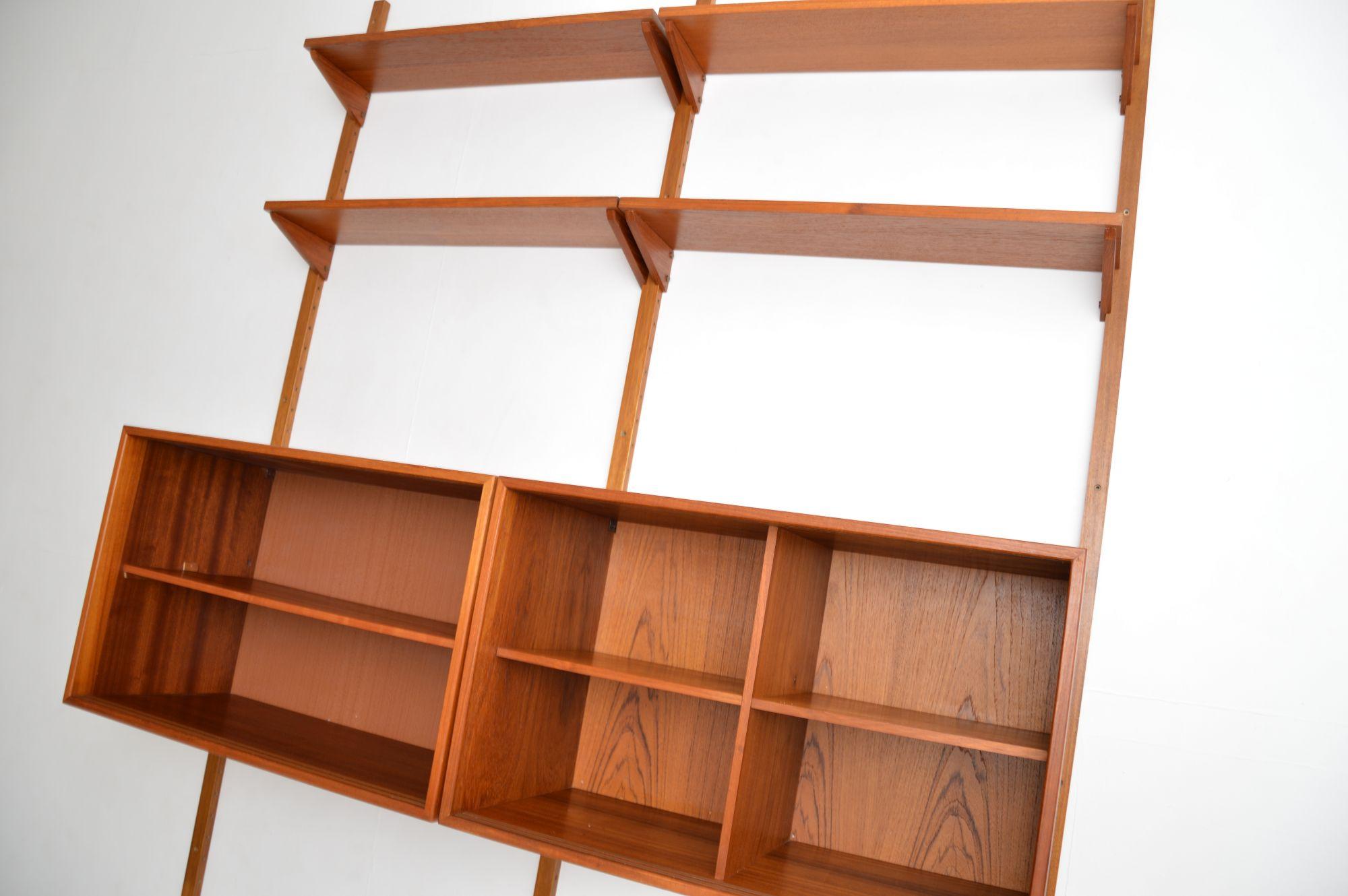 Danish Teak Vintage PS System Bookcase / Cabinet / Shelving 3