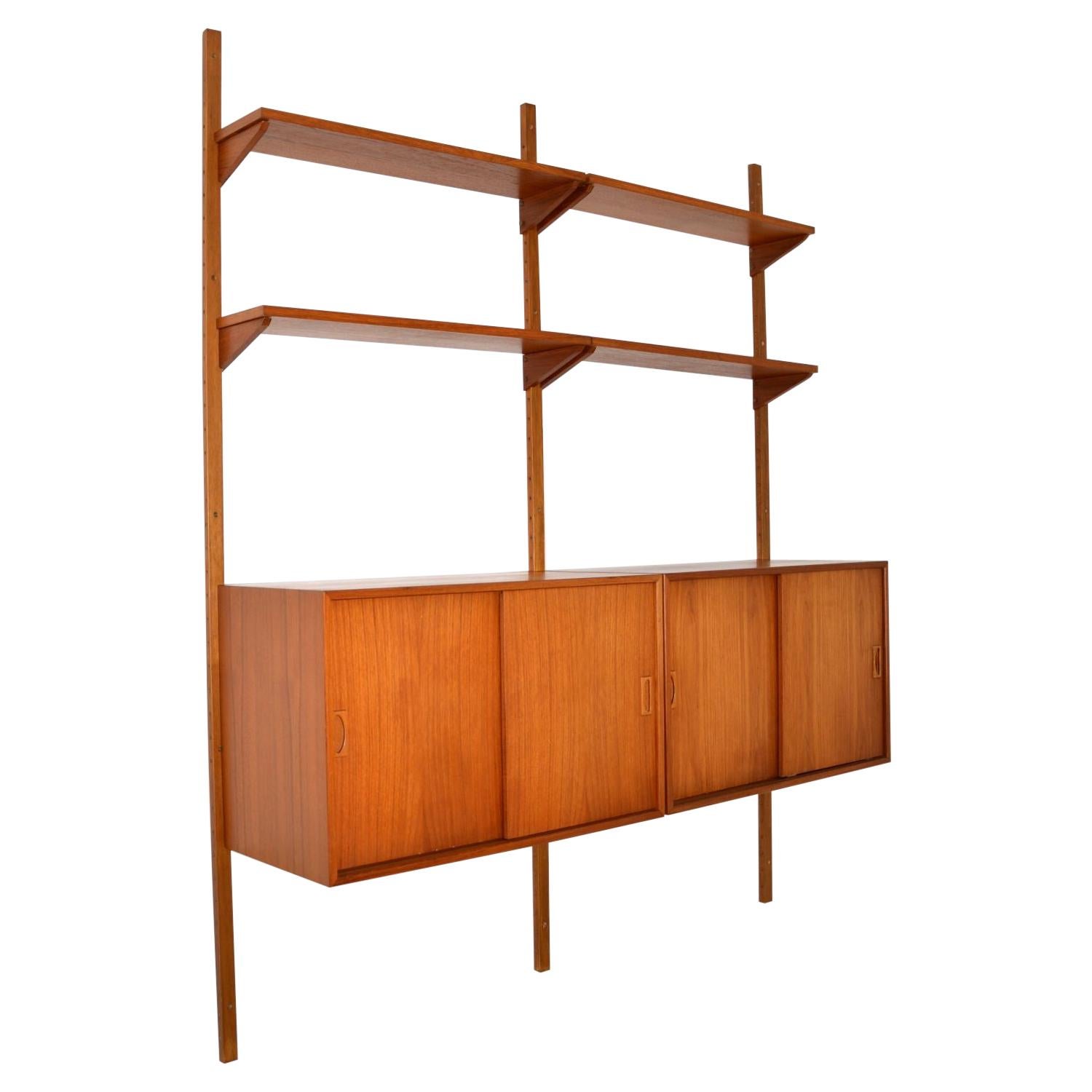Danish Teak Vintage PS System Bookcase / Cabinet / Shelving