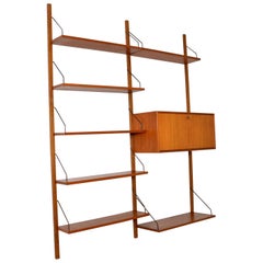 Danish Teak Vintage PS Wall System Bookcase Cabinet