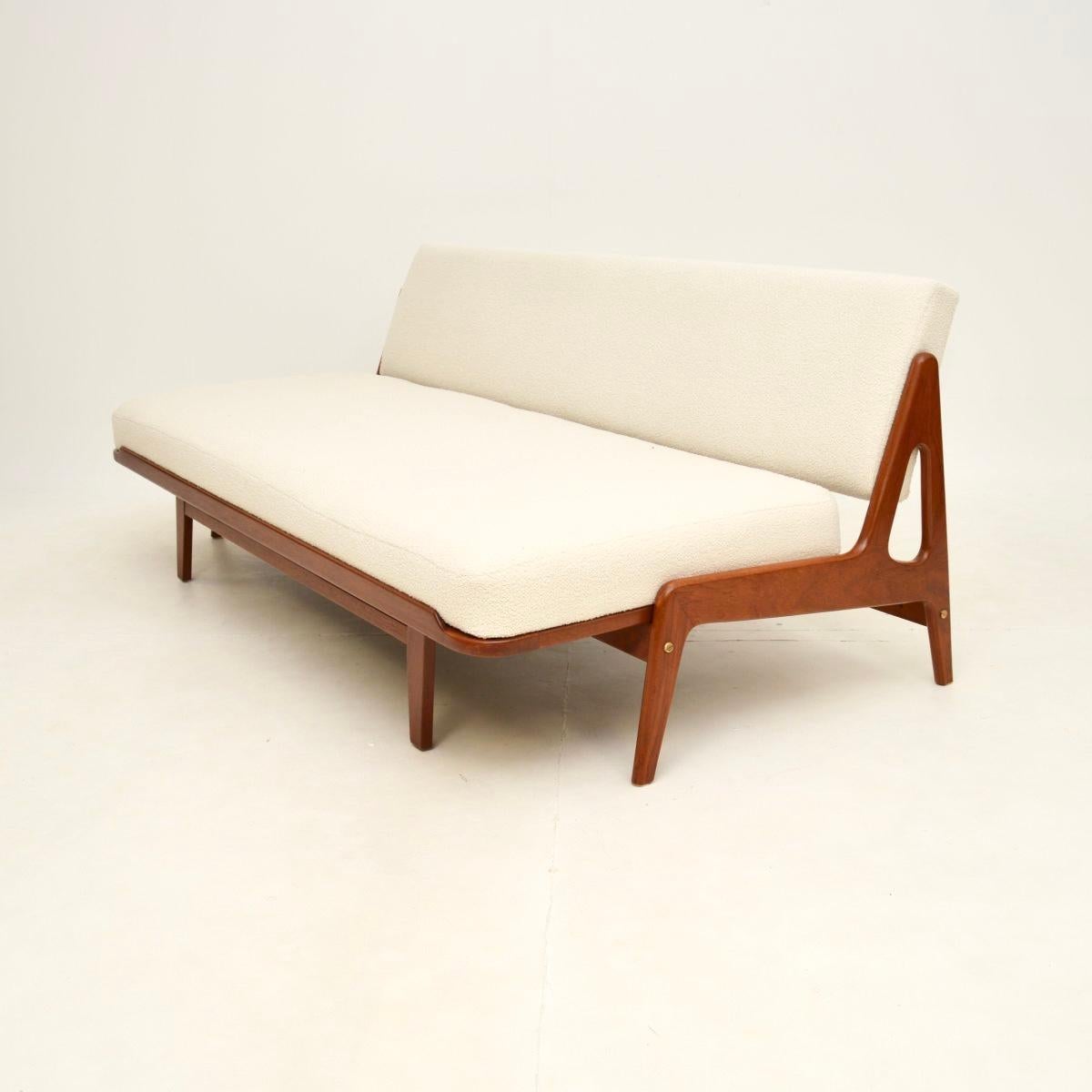 Mid-20th Century Danish Teak Vintage Sofa Bed by Arne Wahl Iversen