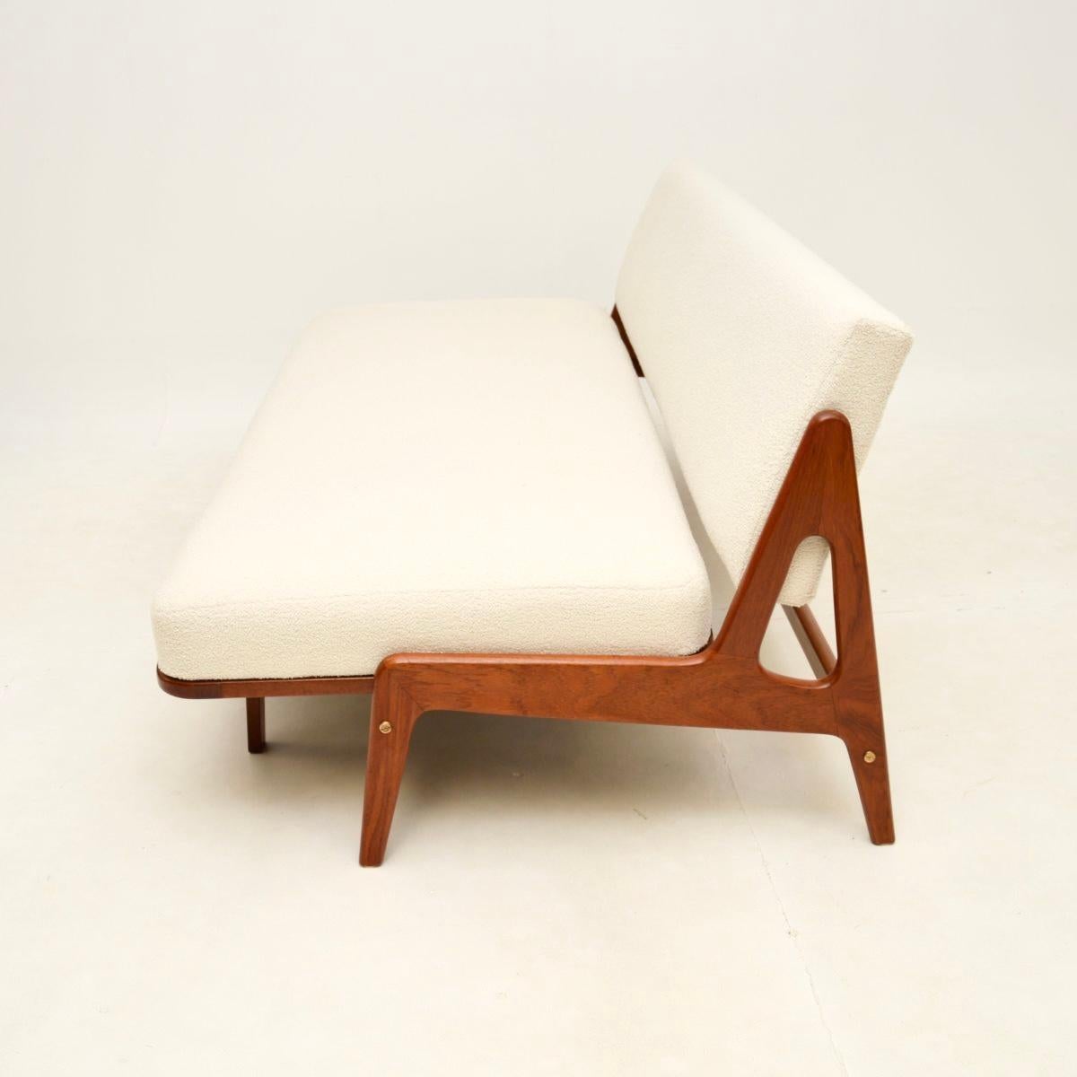 Danish Teak Vintage Sofa Bed by Arne Wahl Iversen 1