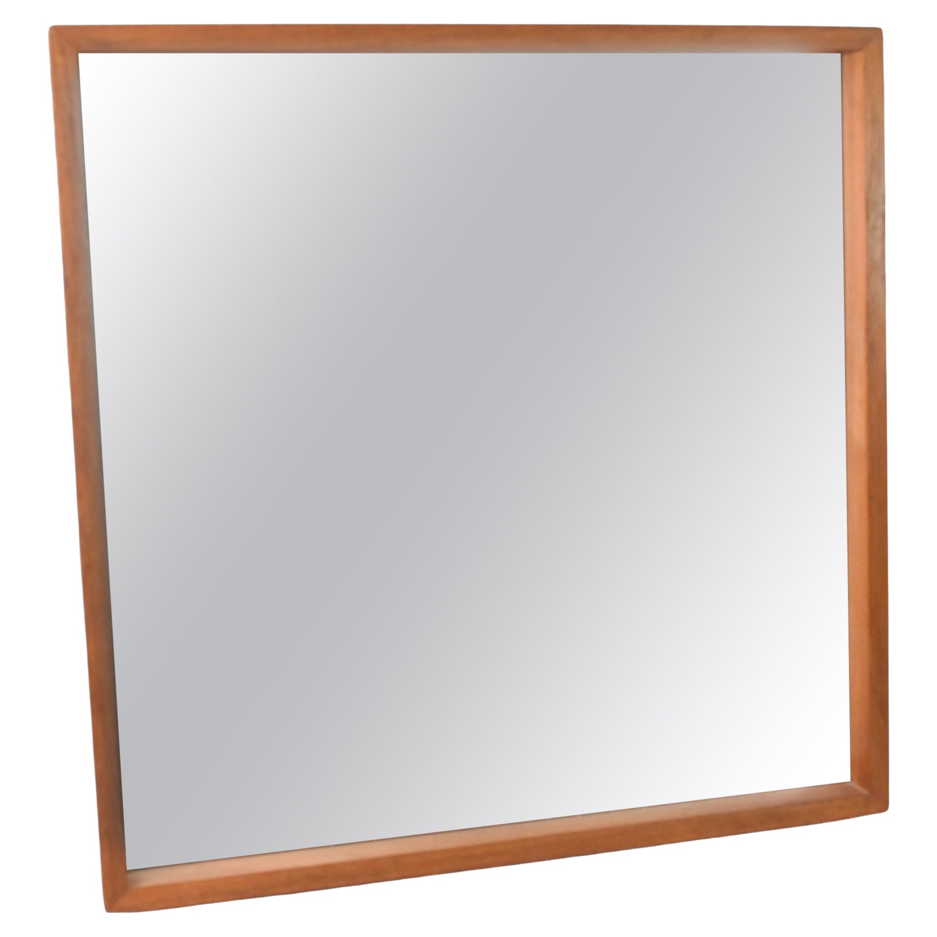 Danish Teak Wall Mirror