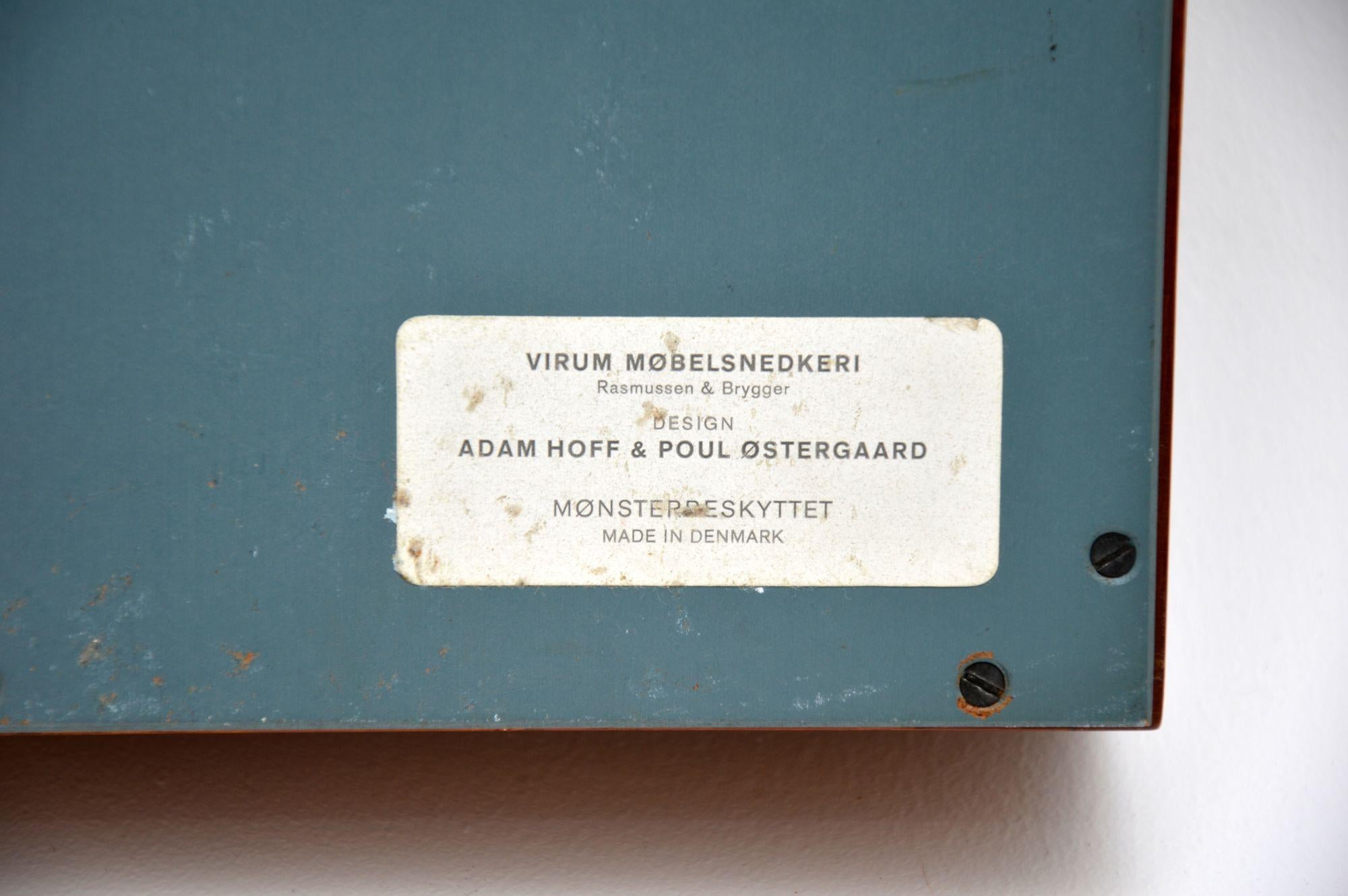 Danish Teak Wall Mounting Valet by Adam Hoff & Poul Ostergaard 5