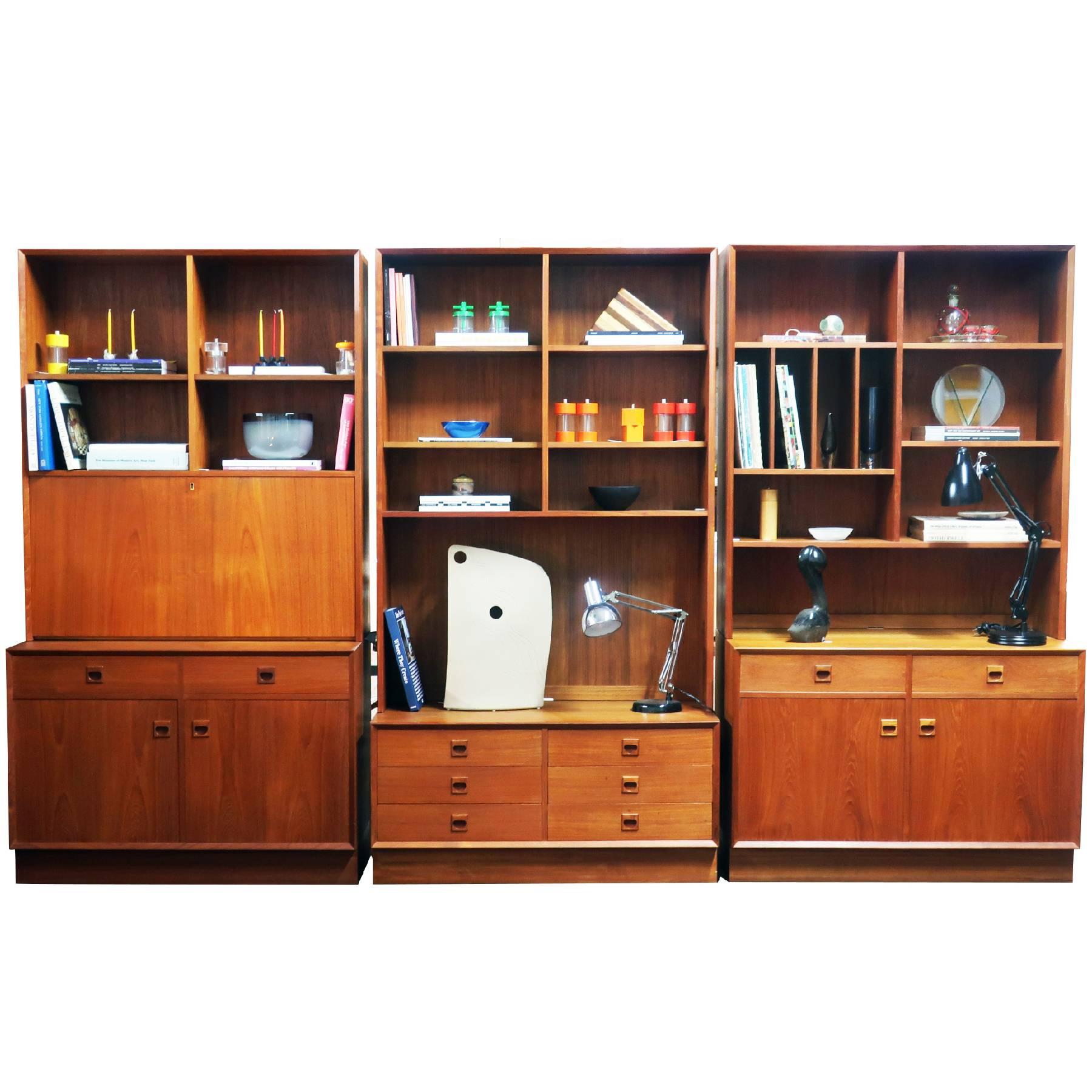 Danish Teak Wall Unit by Erik Brouer for Brouer Mobelfabrik 5