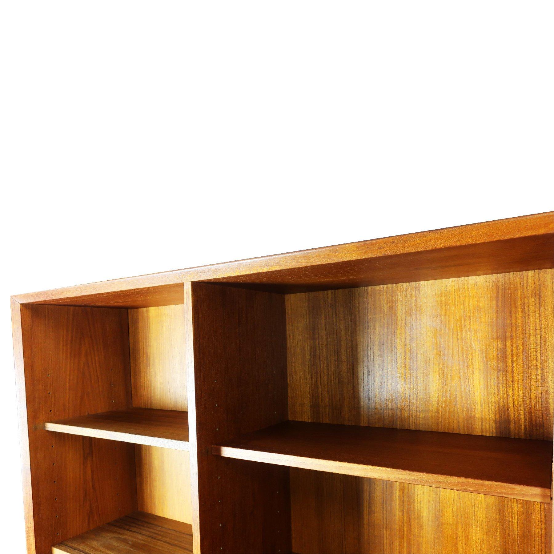 Danish Teak Wall Unit by Erik Brouer for Brouer Mobelfabrik In Good Condition In Brooklyn, NY