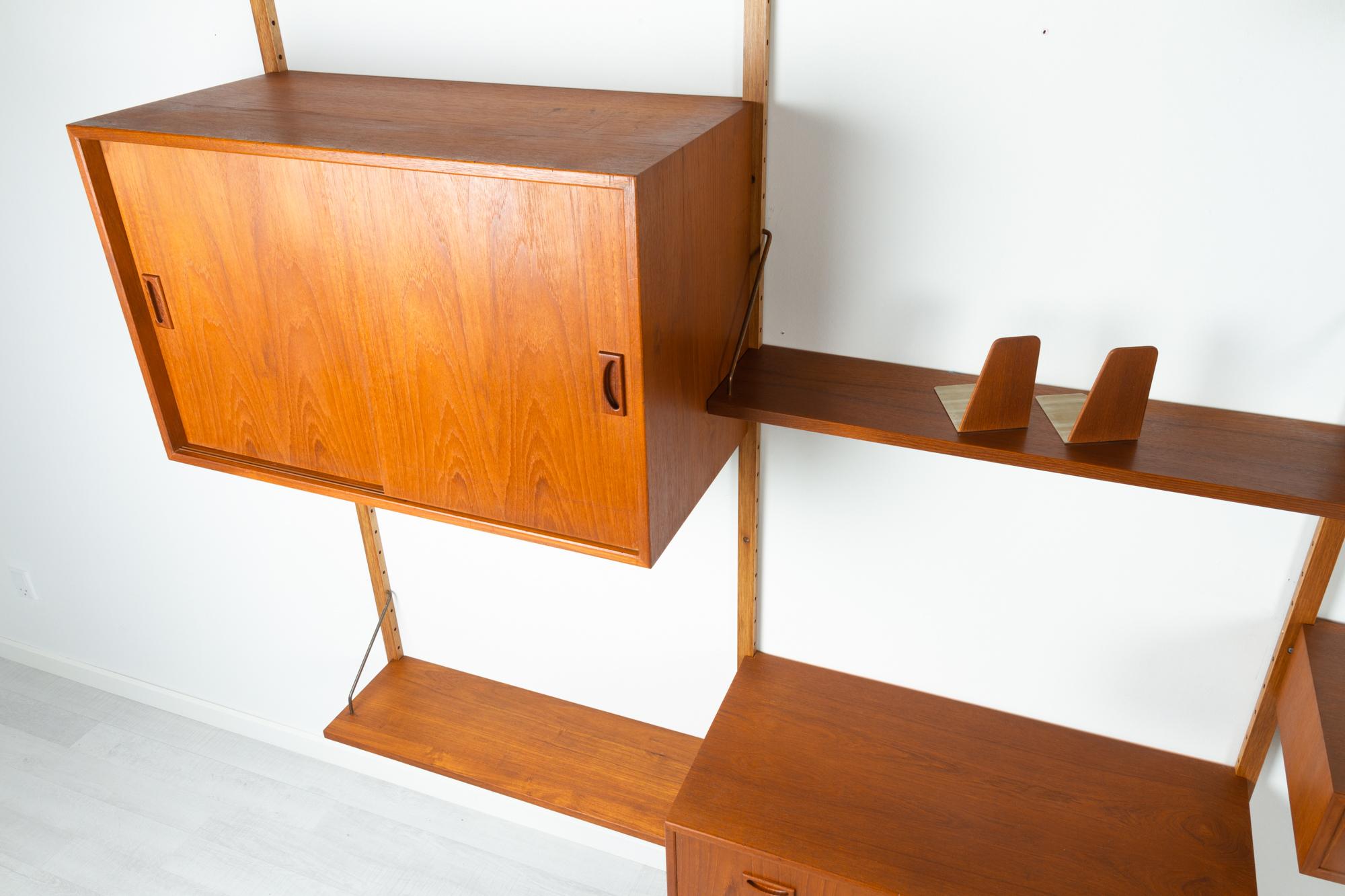 Mid-20th Century Danish Teak Wall Unit by PS System 1960s
