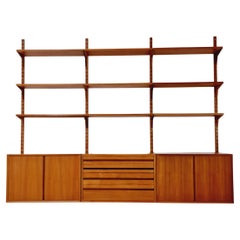 Danish Teak Wall Unit with 3 cabinets  by Poul Cadovius for Cado, Denmark, 1960s