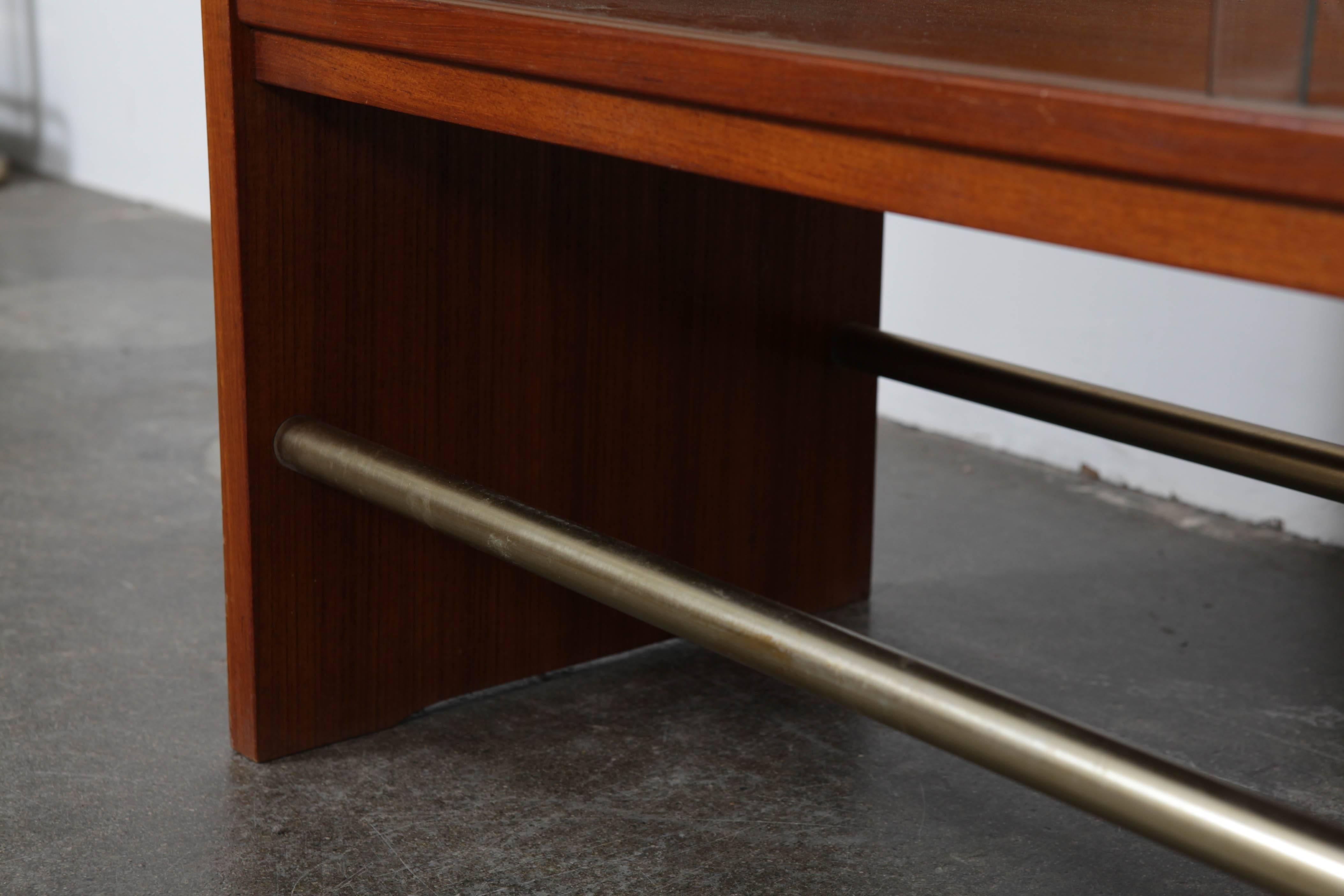 Mid-20th Century Danish Teak Wet Bar Designed by Poul Heltborg For Sale