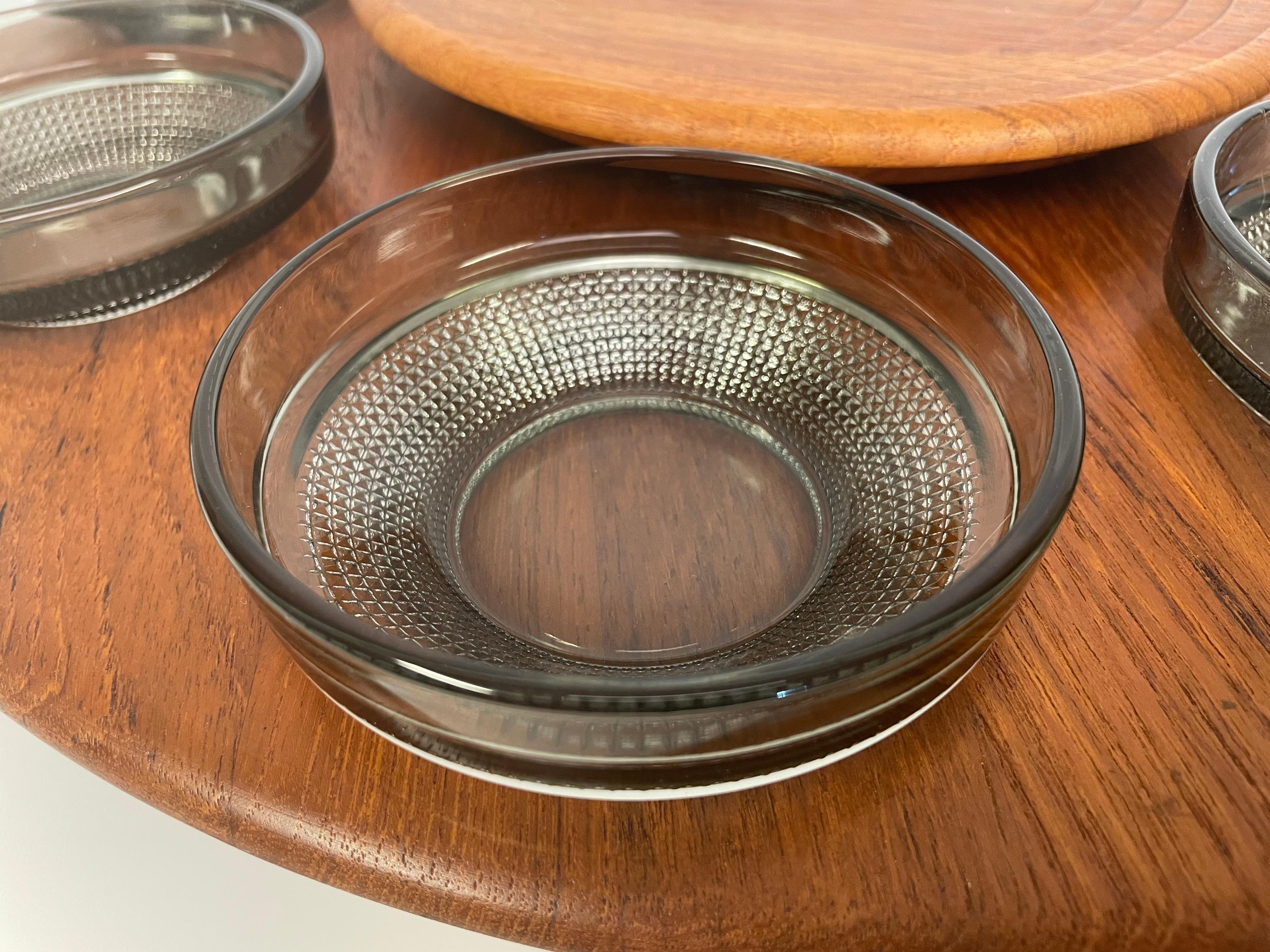 Mid-20th Century Danish Retro Teakwood 8-bowls “Lazy Susan” from 1964 by Digsmed For Sale