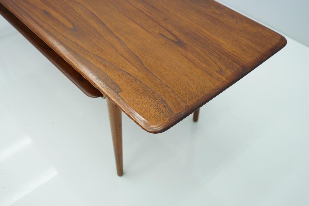 Danish Teak Wood Coffee Table by Peter Hvidt & Orla Molgaard Nielsen, 1956 3