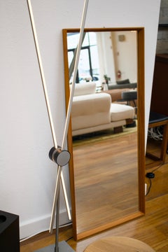 Danish teak wood mirror