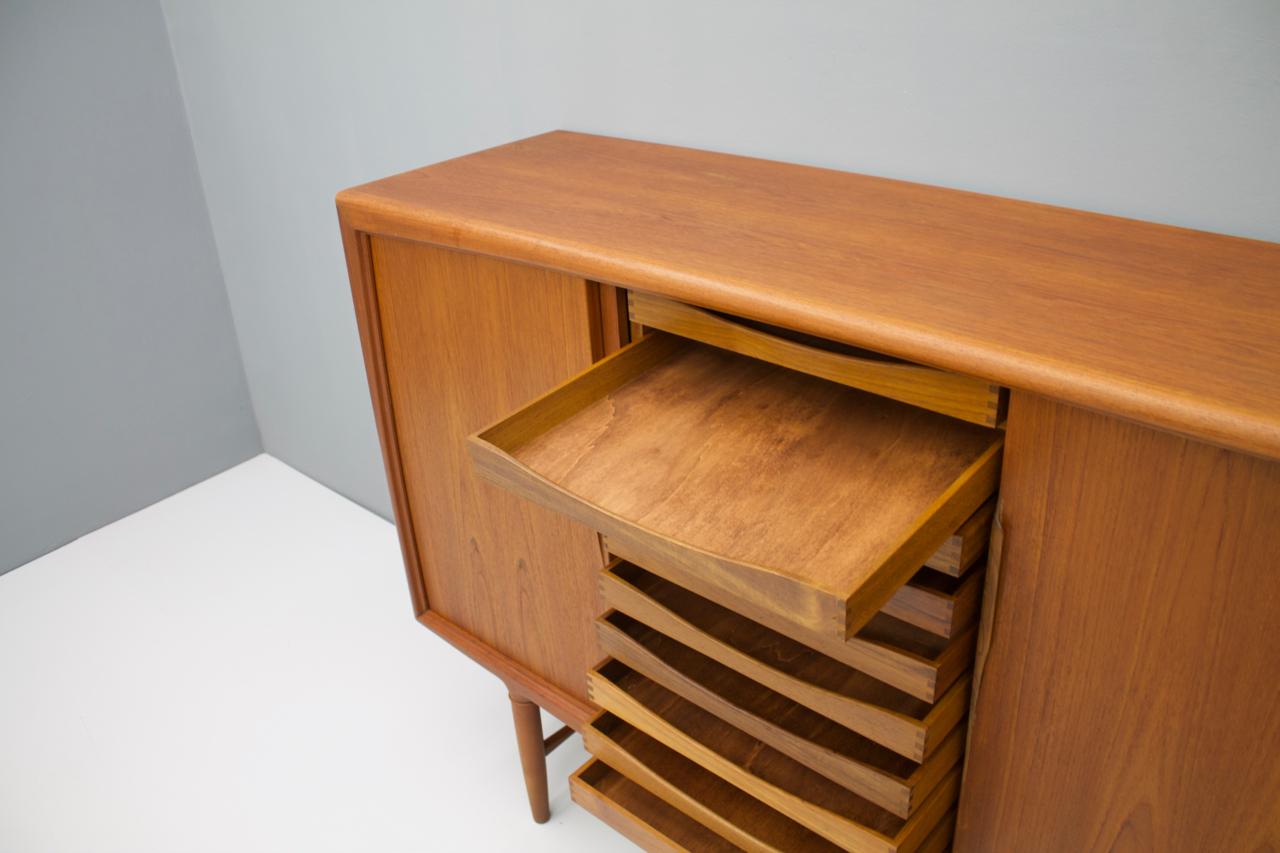 Danish Teak Wood Sideboard by Axel Christensen for ACO Mobler, 1960s For Sale 2