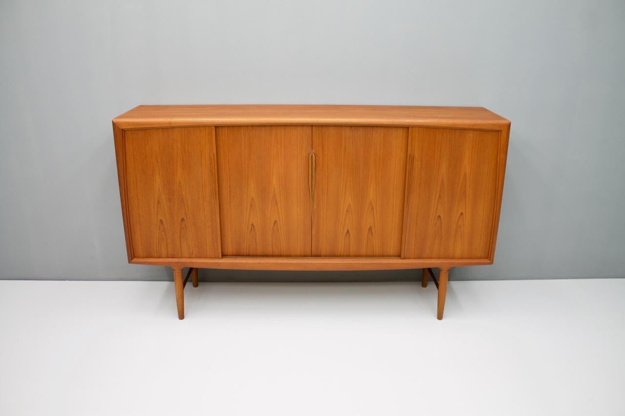 Danish Teak Wood Sideboard by Axel Christensen for ACO Mobler, 1960s For Sale 6