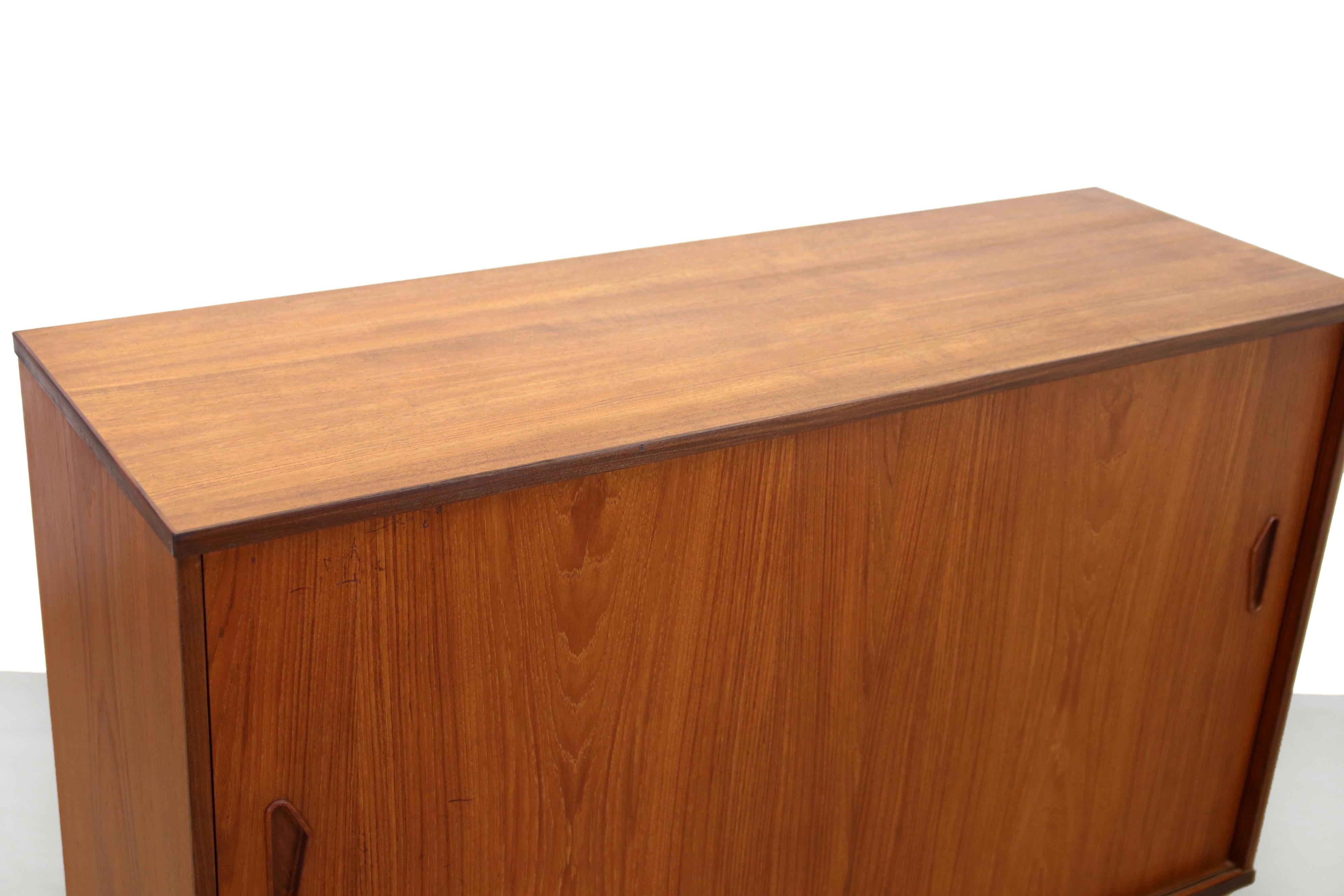 Danish Teak Wooden Highboard 1