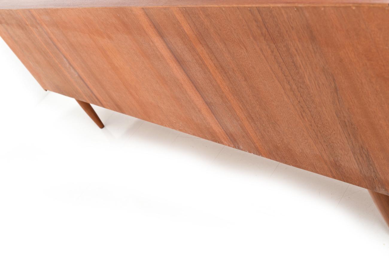 Danish Teak Wooden Sideboard by Gunni Omann for ACO For Sale 6