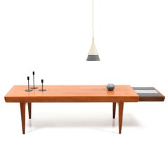 Danish Teak Wooden Sofa Table by Johannes Andersen