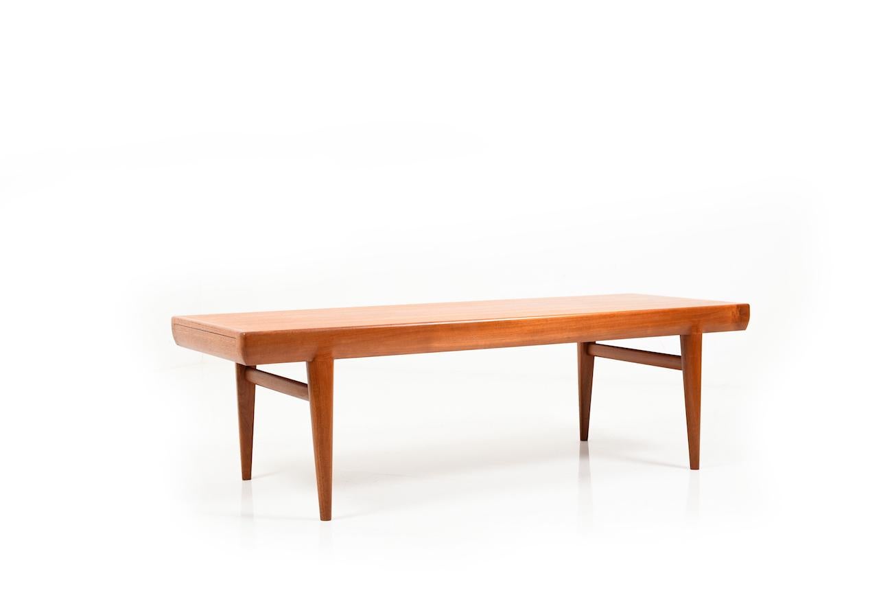 Mid-20th Century Danish Teak Wooden Sofa Table by Johannes Andersen For Sale