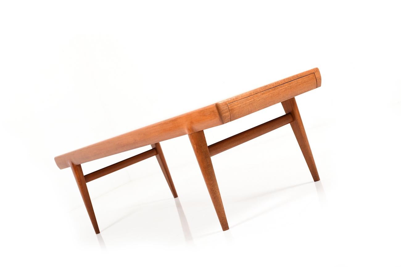 Danish Teak Wooden Sofa Table by Johannes Andersen For Sale 2