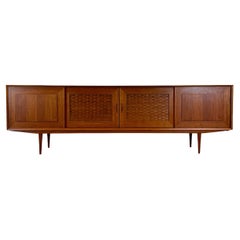 Danish Teak Woven Front Sideboard